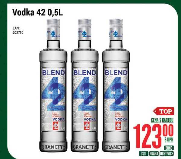 Vodka 42 0,5L 
