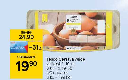 Čerstvá vejce velikost S, 10 ks