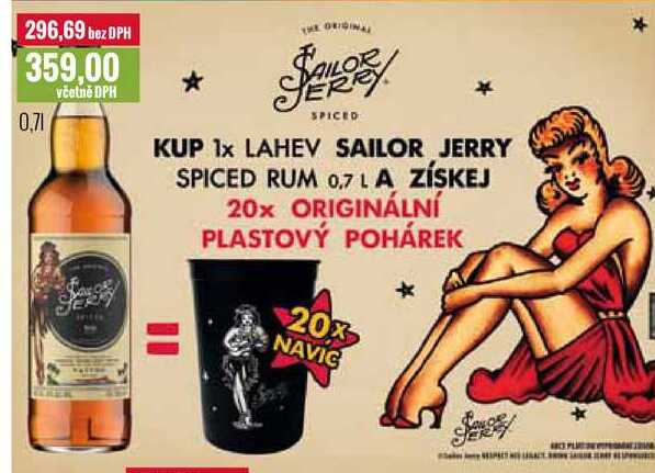 SAILOR JERRY SPICED RUM 0.7L
