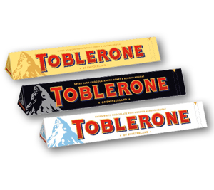 TOBLERONE RŮZNÉ DRUHY