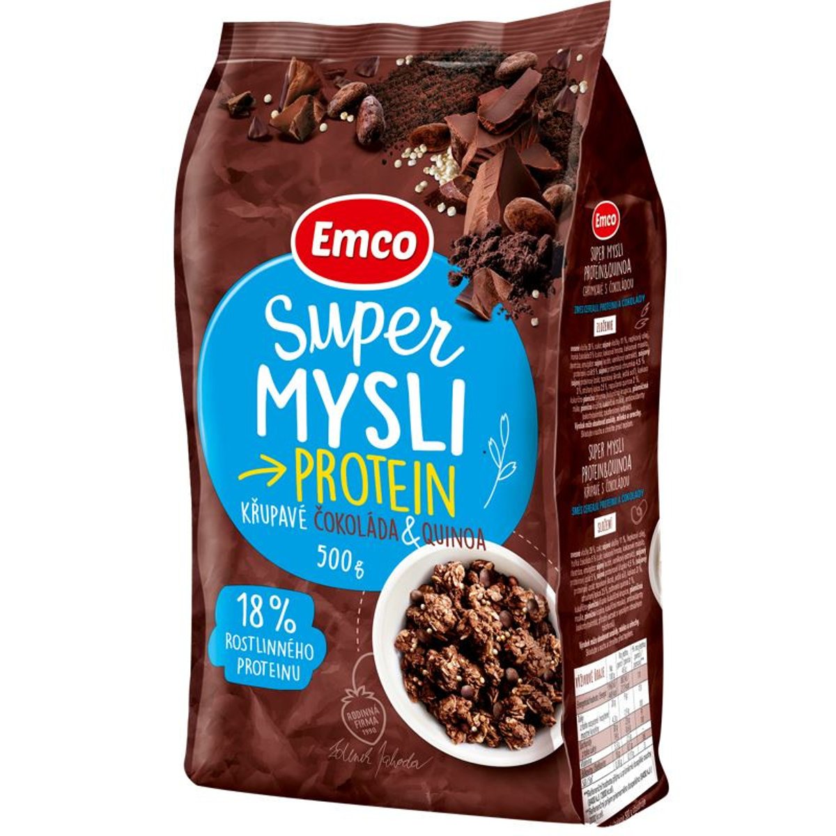 ARCHIV Emco Super mysli Protein & Quinoa s čokoládou v akci platné do