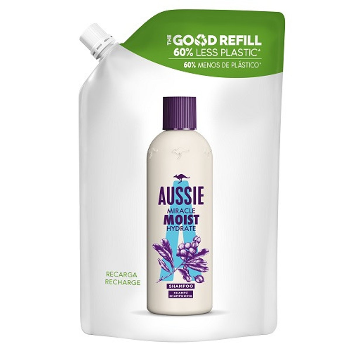Aussie Miracle Moist Hydratační šampon - náhradní náplň