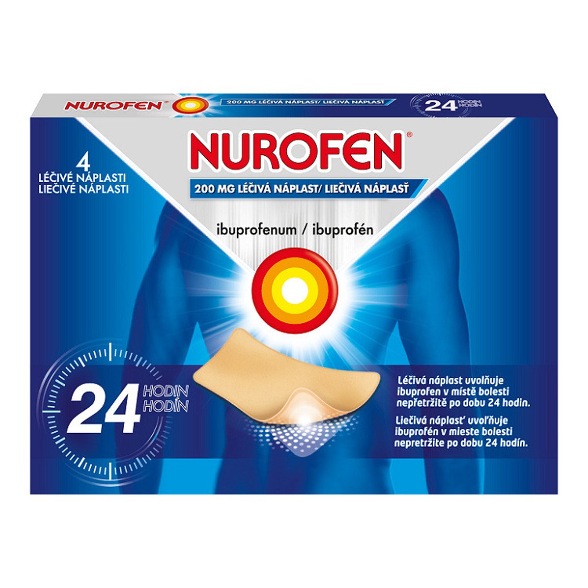 NUROFEN 200MG léčivé náplasti 4 v akci | AkcniCeny.cz