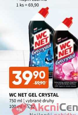 WC NET GEL CRYSTAL 750 ml