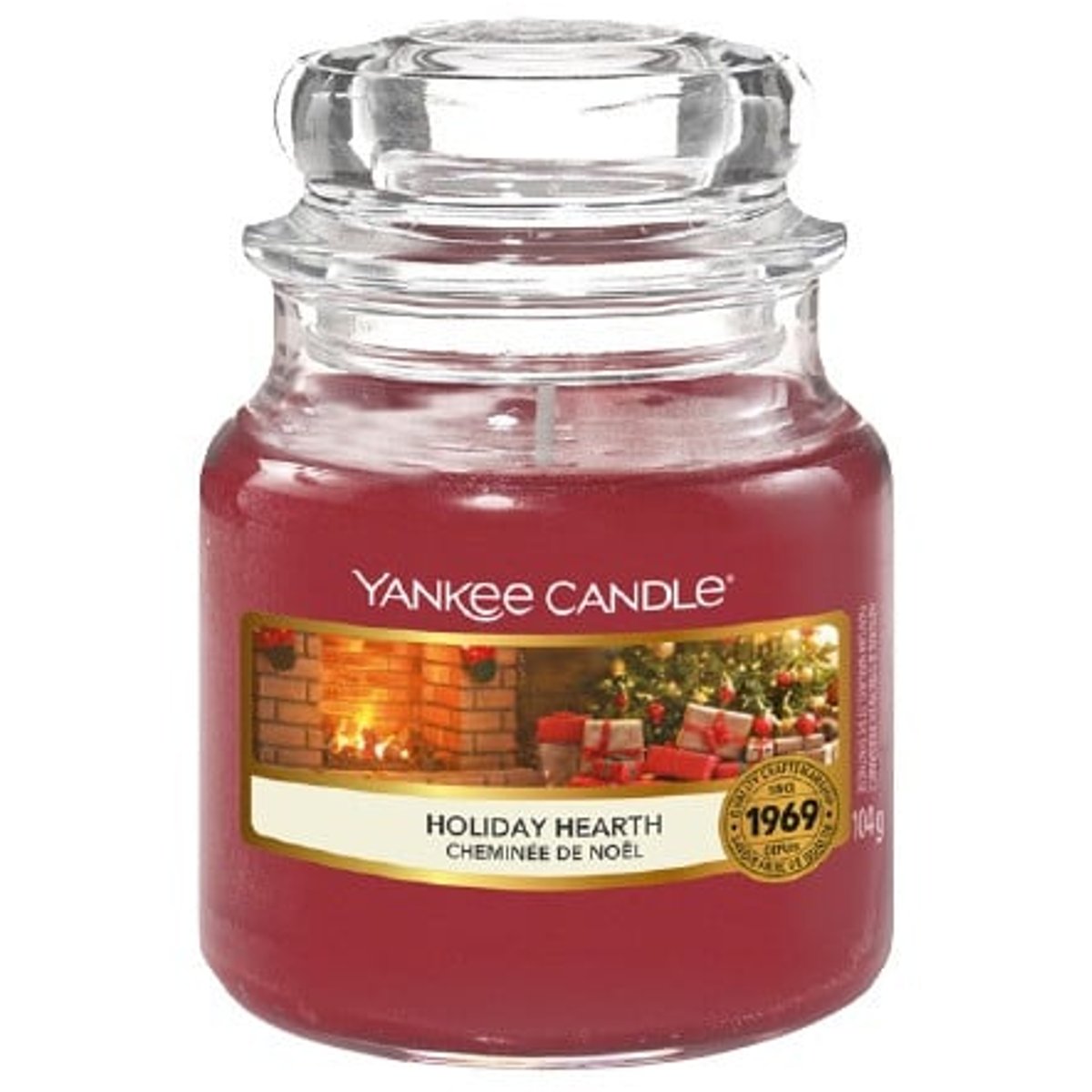 Yankee Candle Classic Christmas Holiday Hearth malá vonná svíčka