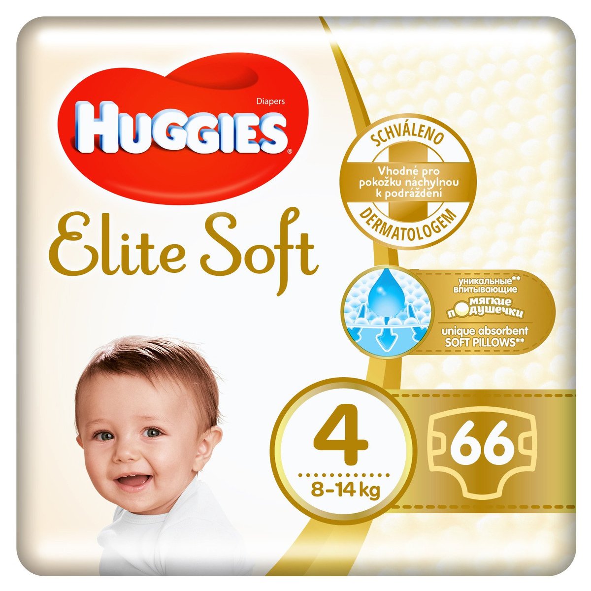 ARCHIV | Huggies Elite soft jednorázové plenky 4 (8–14 kg) v akci ...