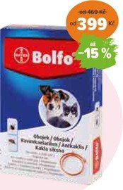 Antiparazitní obojek pro psy a kočky Bolfo