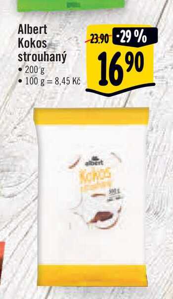 Albert Kokos strouhaný 200 g