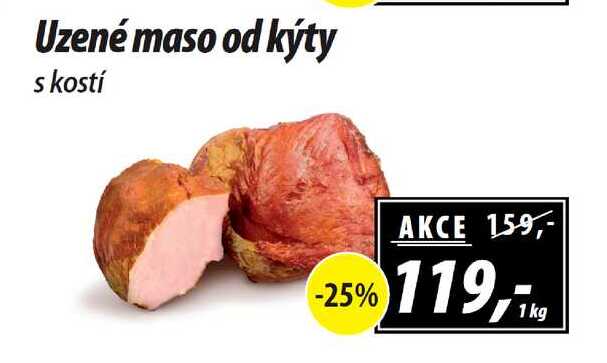 Uzené maso od kýty s kostí 1 kg