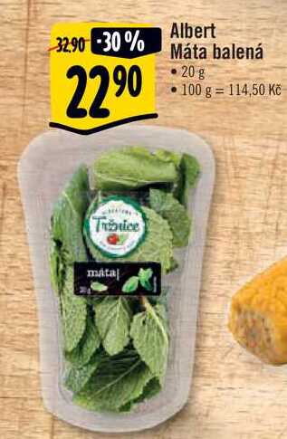 Albert Máta balená, 20 g