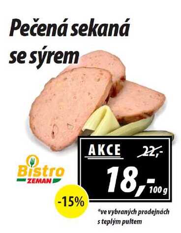 Pečená sekaná se sýrem 100 g 