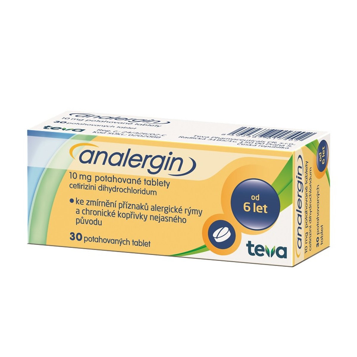ANALERGIN 10MG potahované tablety 30