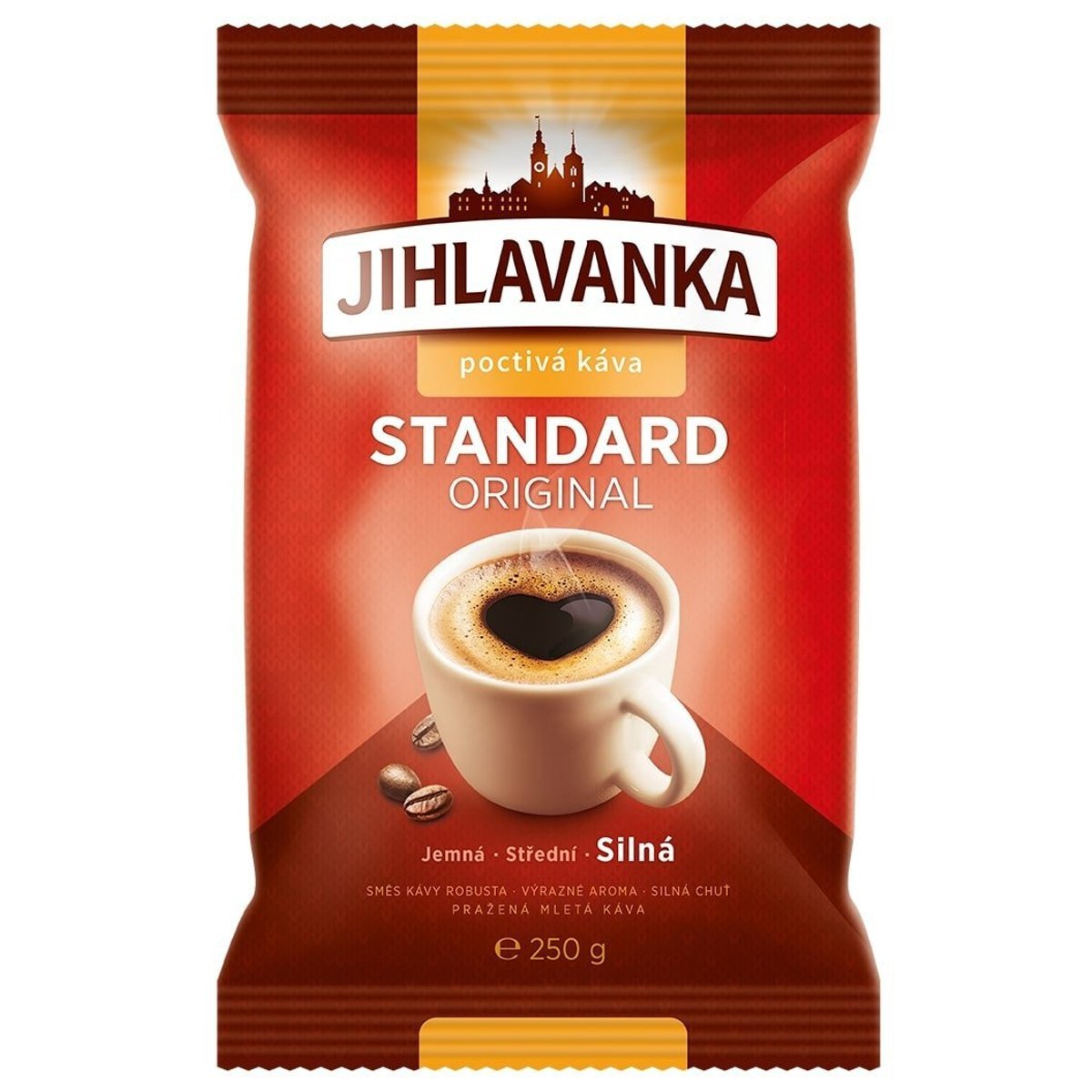Jihlavanka Standard Original pražená mletá káva