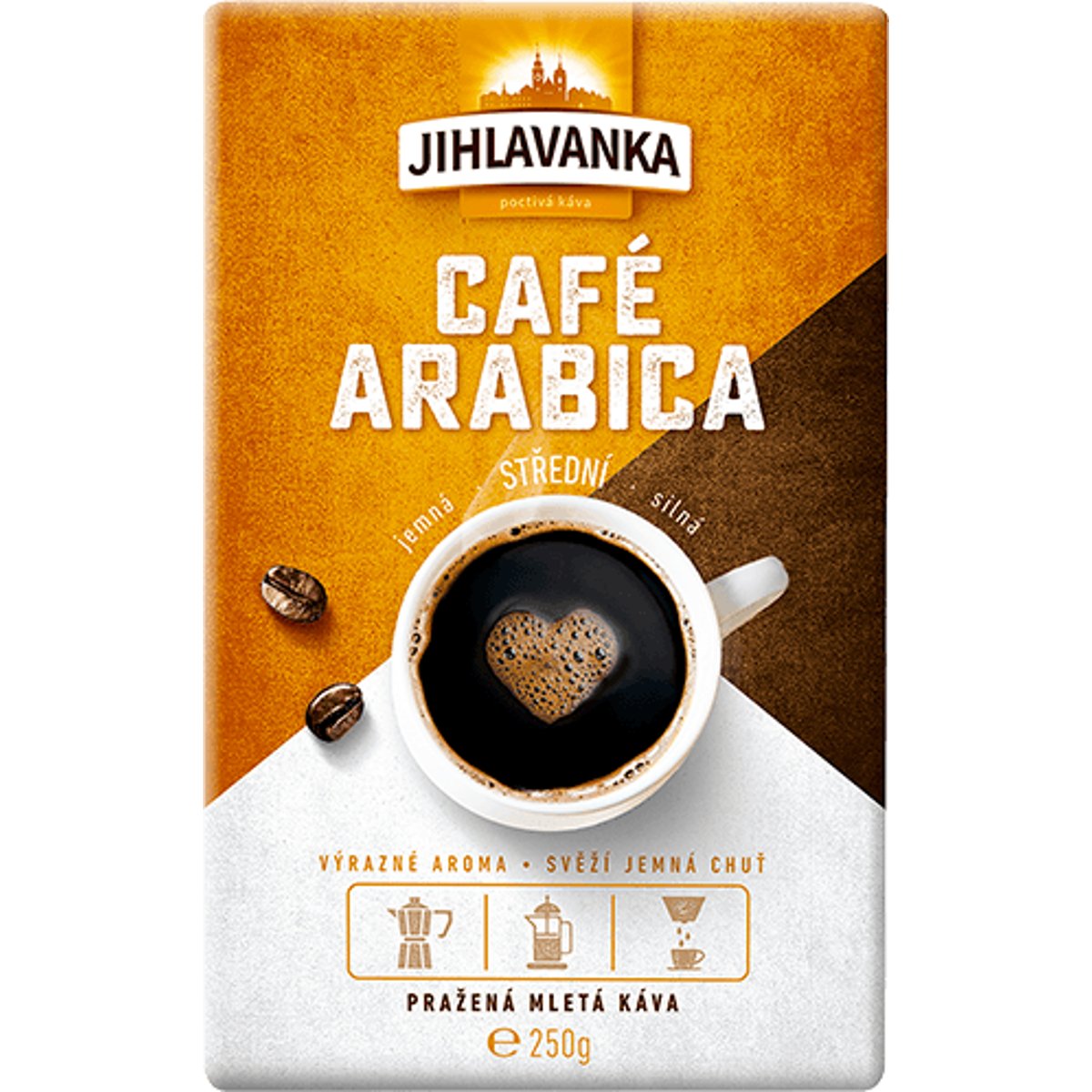 Jihlavanka Café Arabica Pražená mletá káva