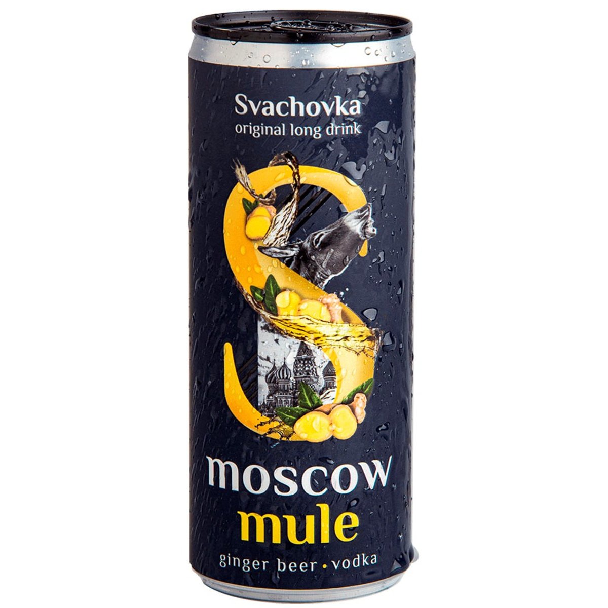 Moscow Cola Svachovka Moscow Mule alkoholický nápoj 7,2 % plech v akci | AkcniCeny.cz