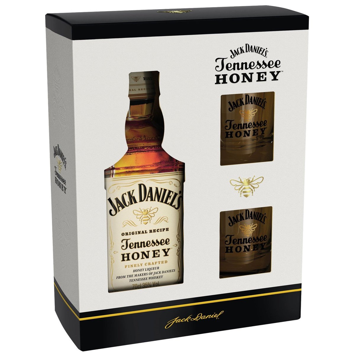 Jack Daniel's Honey + 2 skleničky