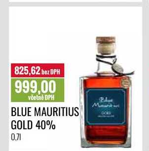 BLUE MAURITIUS GOLD Rum 40% 0,7l