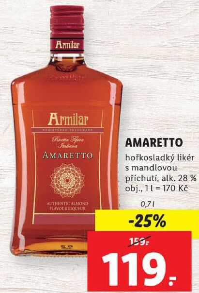 AMARETTO, 0,7 l