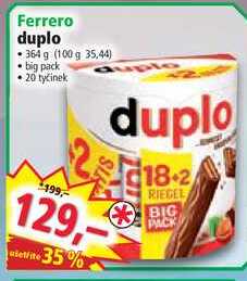Ferrero duplo 364 g