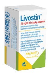 LIVOSTIN® 0,5 MG/ML OČNÍ KAPKY, SUSPENSE