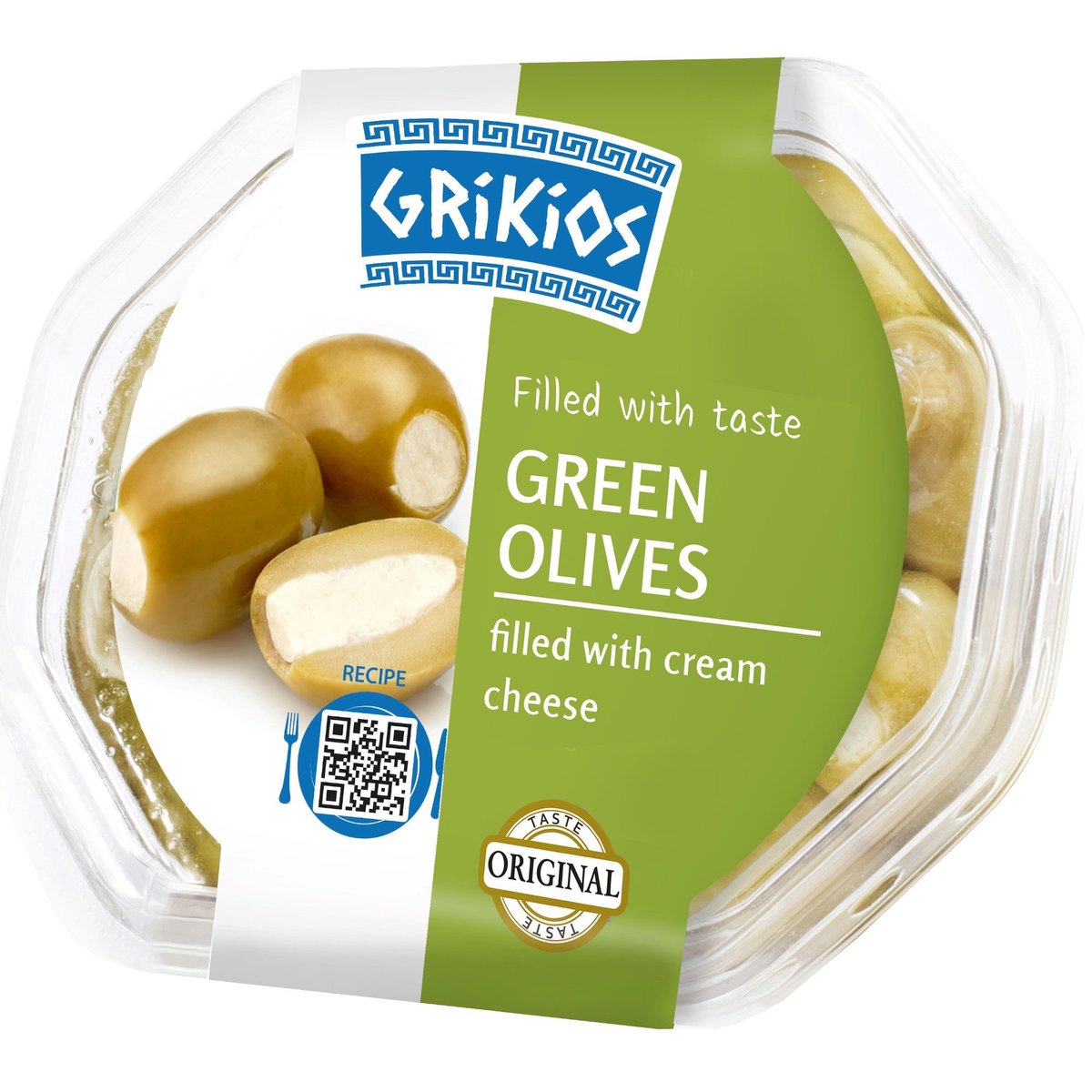 Grikios Zelené olivy plněné sýrem