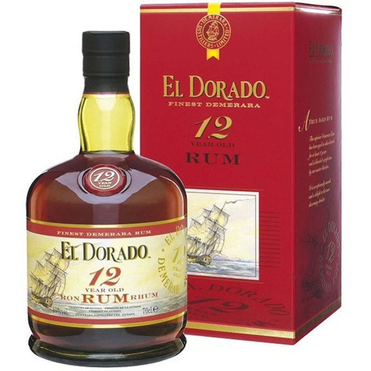 El Dorado Rum 12 YO dárkové balení 40%
