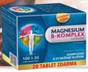 Magnesium B-komplex 100 + 20 tablet