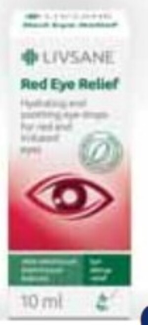 LIVSANE Oční kapky hydratační a zklidňující 10 ml