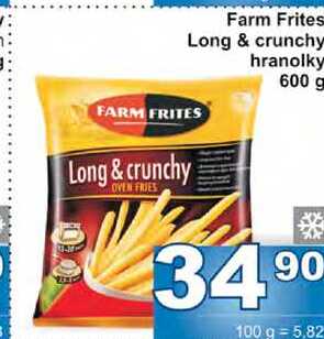 Farm Frites Long & crunchy hranolky 600 g 