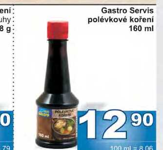 Gastro Servis polévkové koření 160 ml