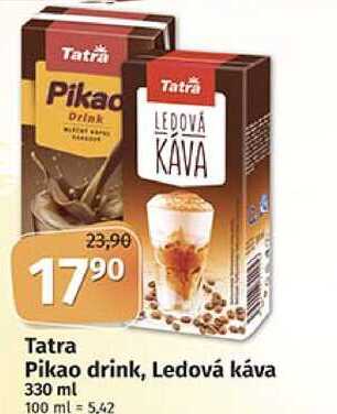 Tatra Pikao drink, Ledová káva 330 ml 