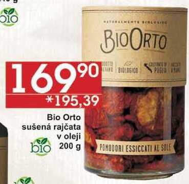Bio Orto sušená rajčata v oleji, 200 g 