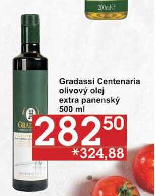 Gradassi Centenaria olivový olej extra panenský, 500 ml