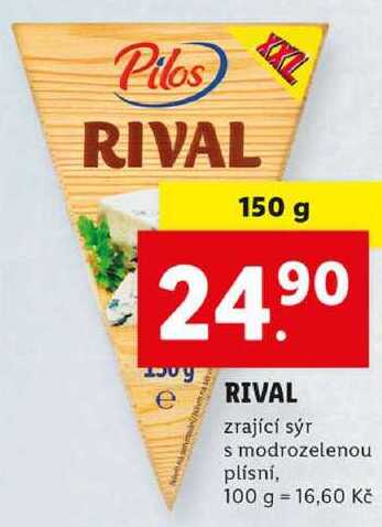 RIVAL zrající sýr, 150 g
