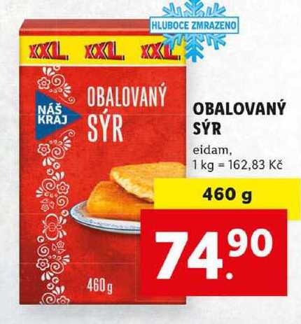 OBALOVANÝ SÝR, 460 g