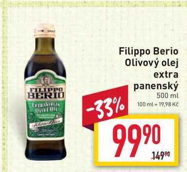 Filippo Berio Olivový olej extra panenský 500 ml
