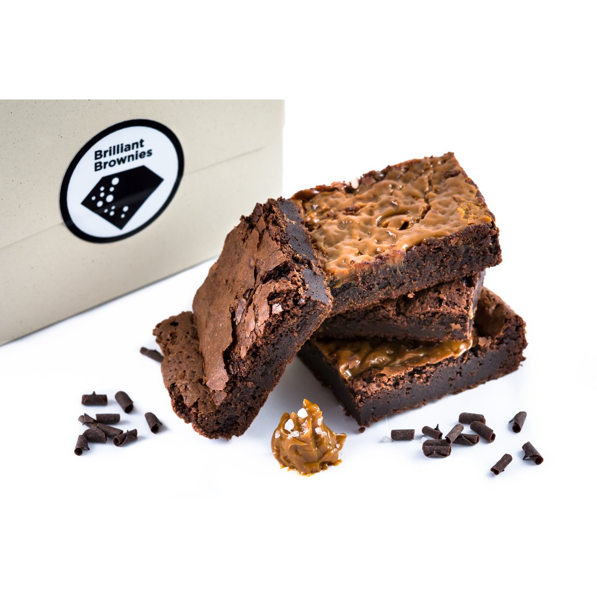Brilliant Brownies Mix 70% čokoláda + slaný karamel