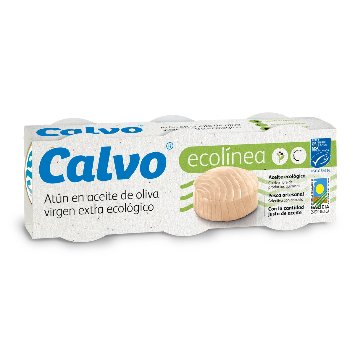 Calvo Tuňák v BIO extra panenském olivovém oleji