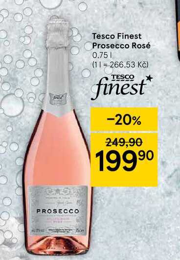 Tesco Finest Prosecco Rosé 0.75 l