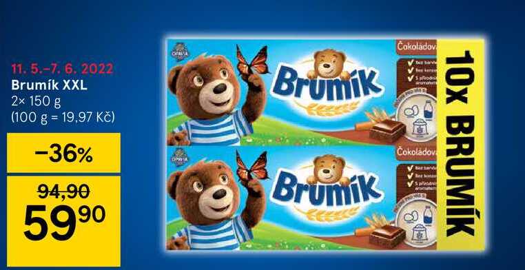 Brumík XXL 2 x 150 g