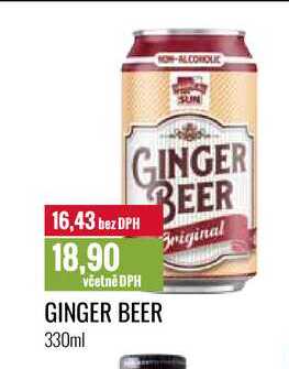 Tropical Sun Non-alcoholic Ginger beer 330ml