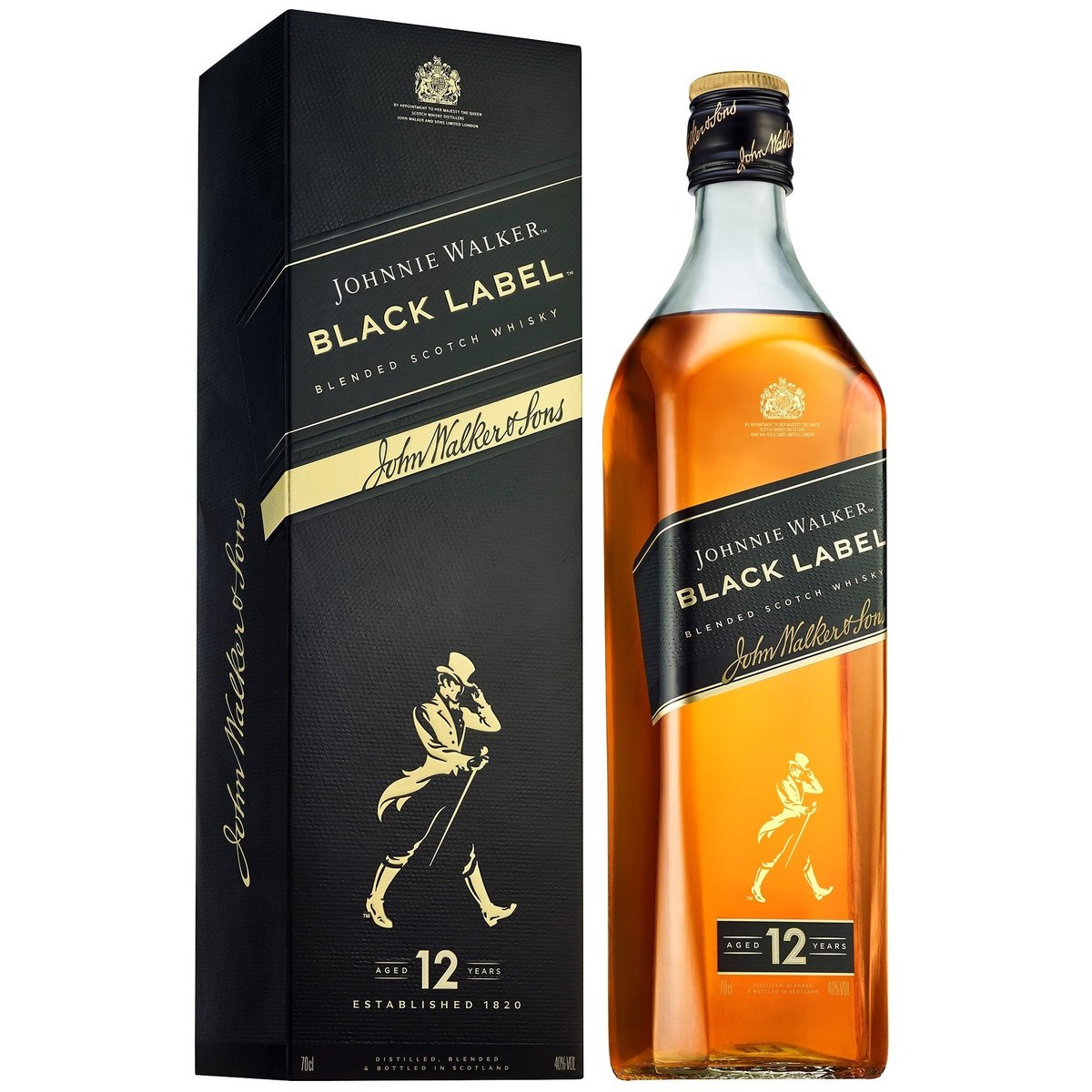 Johnnie Walker Black Label Skotská Whisky 40%