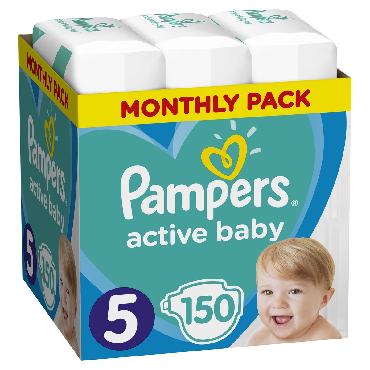 Pampers Active baby jednorázové plenky 5 (11–16 kg)