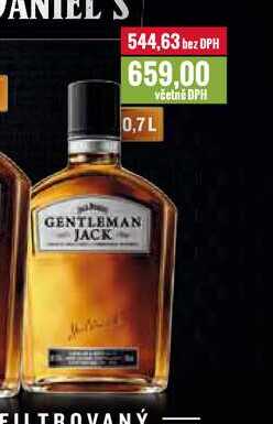 Jack Daniel´s Gentleman Jack Tennessee Whiskey 0,7l 0.7l