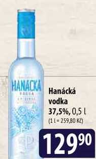 Hanácká vodka 37,5%, 0,5l