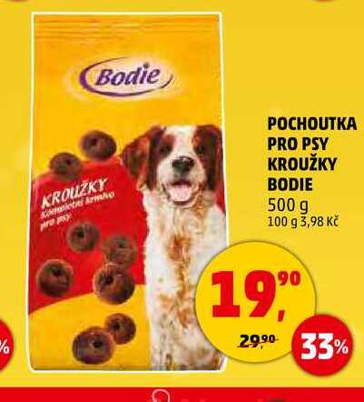 POCHOUTKA PRO PSY KROUŽKY BODIE, 500 g