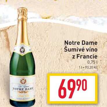 Notre Dame Šumivé víno z Francie 0,75l