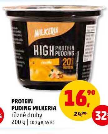 PROTEIN PUDING MILKERIA, 200 g 