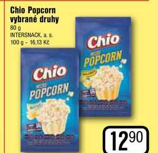 Chio Popcorn vybrané druhy 80 g
