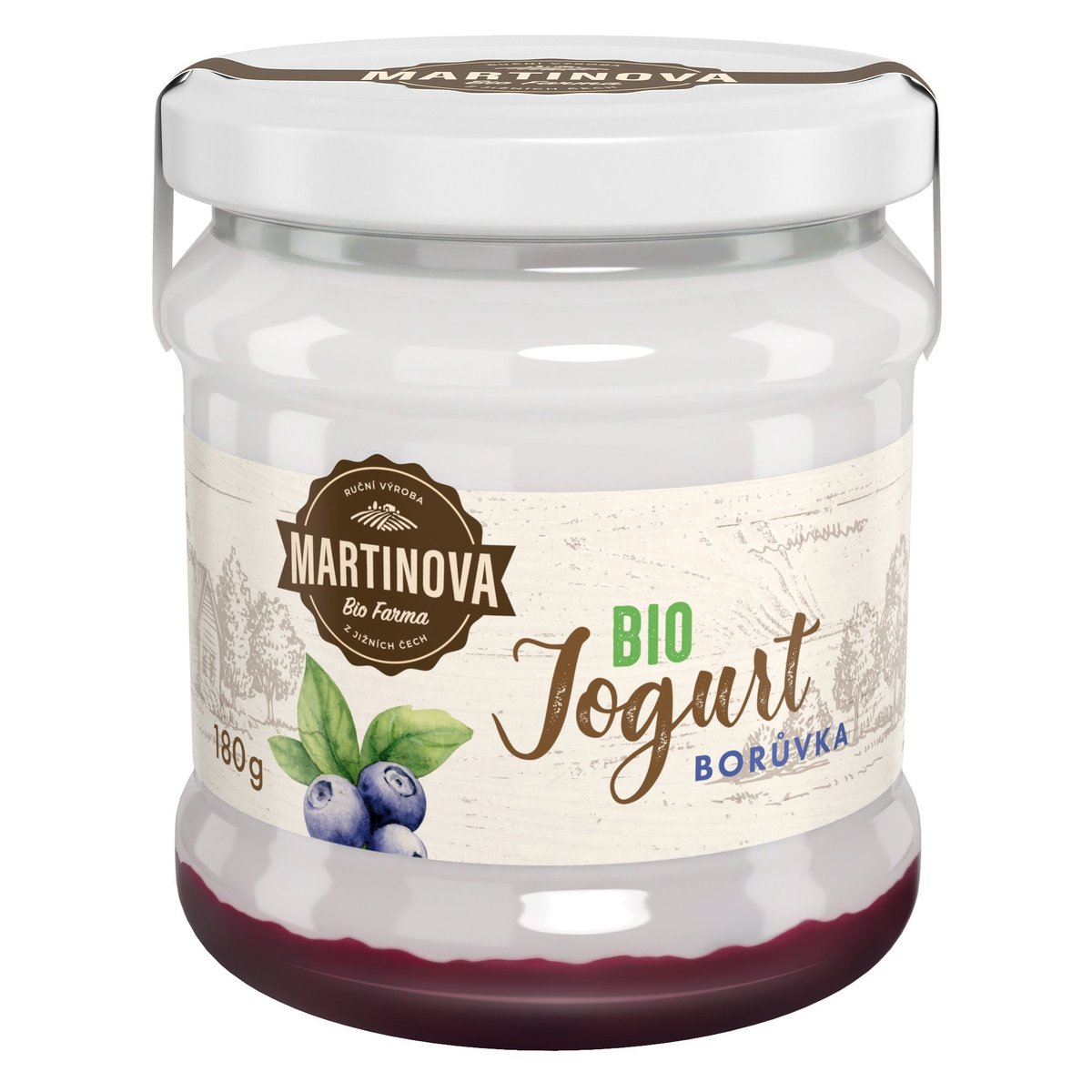 Martinova Bio Farma BIO Jogurt borůvka